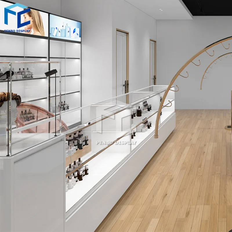 2025customized.Hair Extension Salon Design Wig Store Display Cabinet Hair Extension Shop Furniture