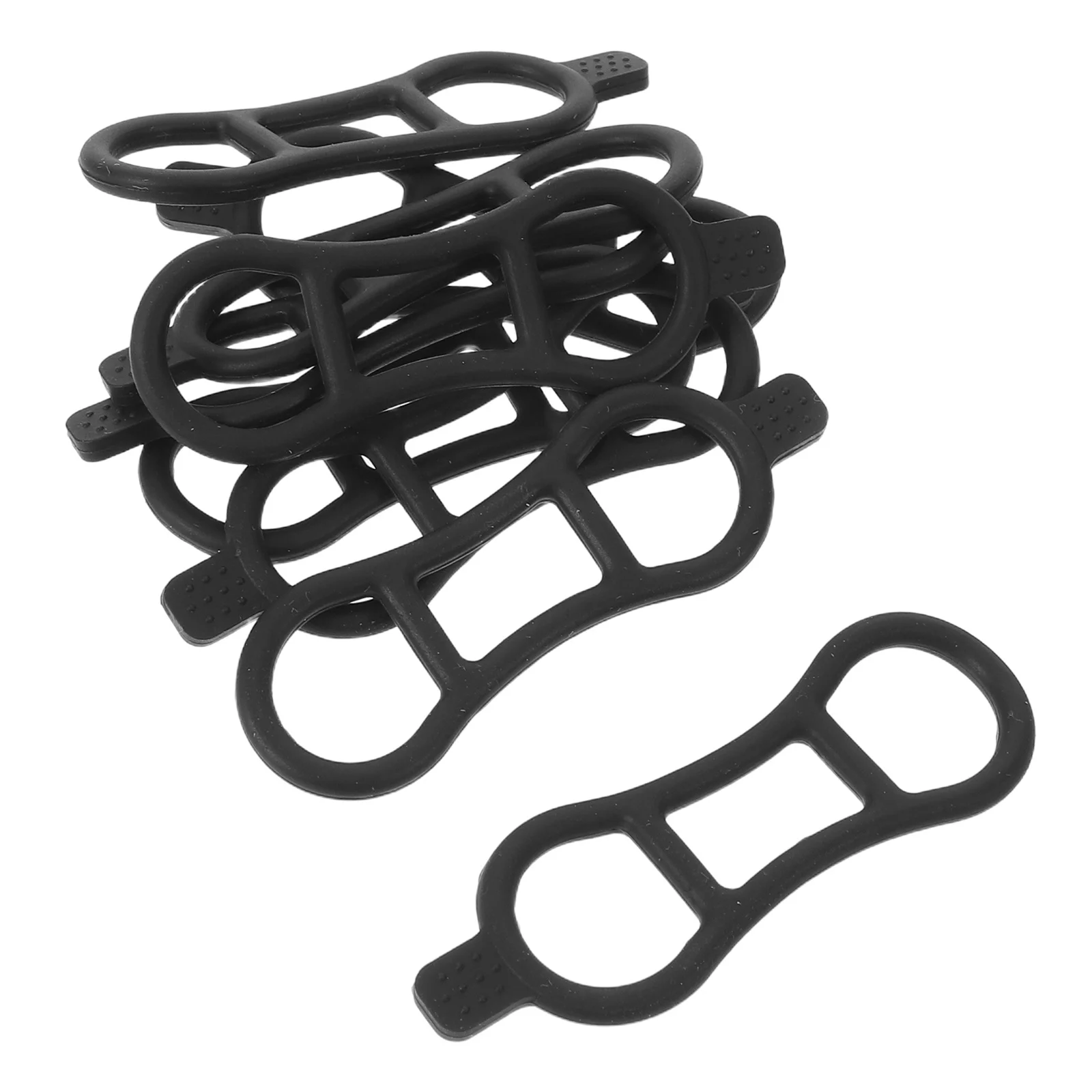 

10pcs Bicycle Strap Universal Silicone Bike Light Mount Bands Waterproof Quick Release For Handlebar Seat Post Led Lights -
