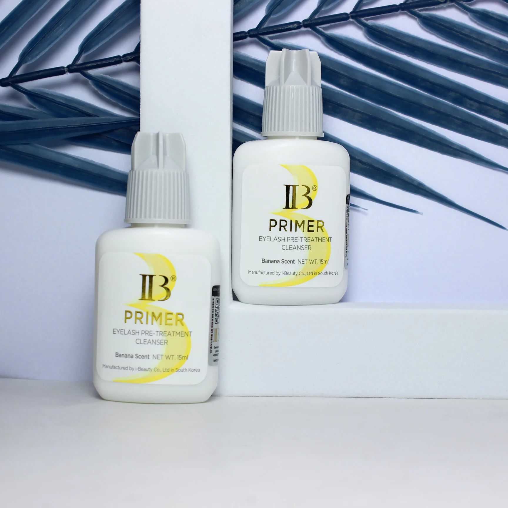 1 botella de imprimación de plátano coreano, suministros de extensión de pestañas postizas IBeauty, pegamento de maquillaje de 15ml, herramientas más fuertes, potenciador de pestañas postizas