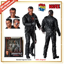 Original Medicom MAFEX No.191 Terminator T-800 T2 Battle Damage Ver In Stock Anime Action Collection Figures Model Toys