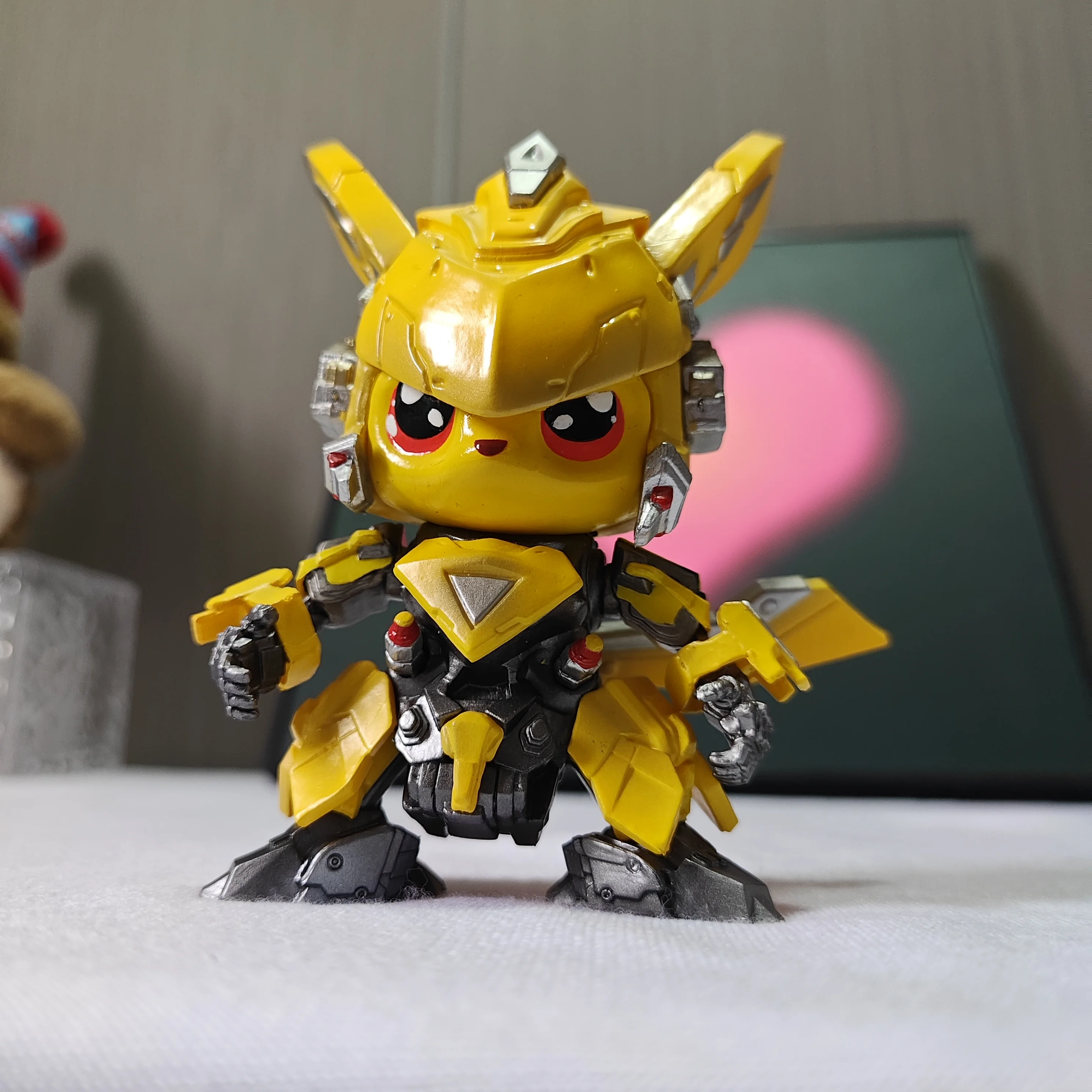 Pikachu Bumblebee Peripheral Figurine Model Table Decoration, Birthday Gift, Trendy Toy Scene Decoration, Car Decoration - view 5