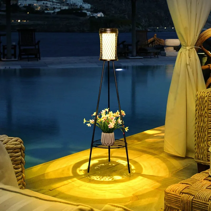 

Modern Outdoor Light Emitting Diode Solar Light Waterproof Cylinder Shape Light