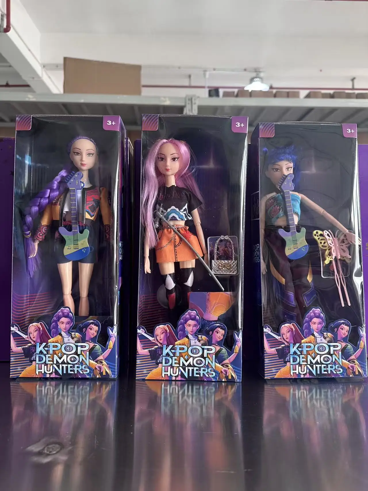 HOT Doll Kpop Demon Hunters Action Figure Dolls - Rumi Mira Zoey Bellissimo giocattolo in plastica fai da te per ragazze Ornamento Decorazione Regali