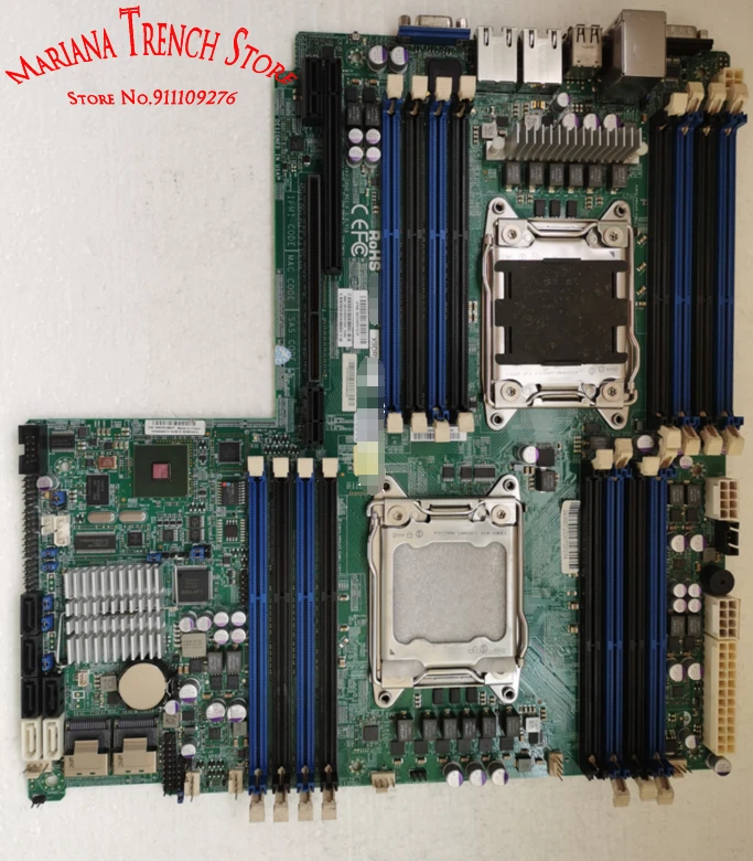 X9DRW-3F for Supermicro Motherboard LGA2011 Xeon E5-2600 V1/V2 Family DDR3 8x SAS ports from C606