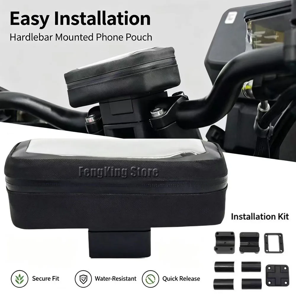 For  Beta RR rr 4t 2t racing 2t 4t   Motorcycle Handlebar Bag Wireless Charging GPS Navigation Phone Mount Bag