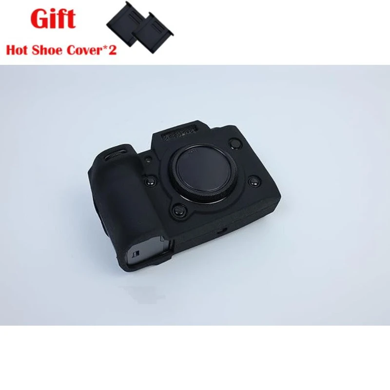 

Rubber Soft Silicone Housing Case Bag Cover for Fujifilm X-H2 XH2 + Hot Shoe Cover