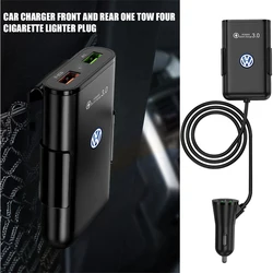 Car Charger Adapter USB Hanging Cell Phone Fast Charger For Volkswagen VW R-line GTI R Polo Golf Passat Magotan Tiguan Jetta