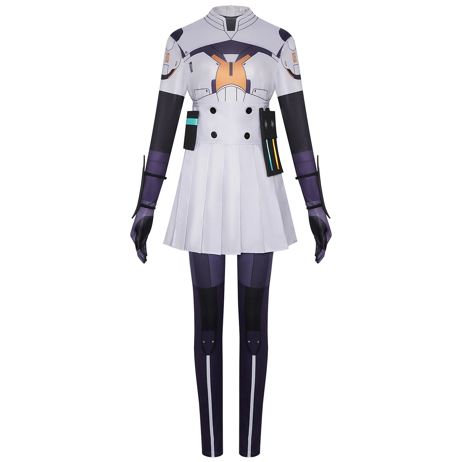 

Kirifuji Nozomi Combat Jumpsuit Cosplay Costume Game Character Halloween Costume Masquerade Party Clothing for Adult Women