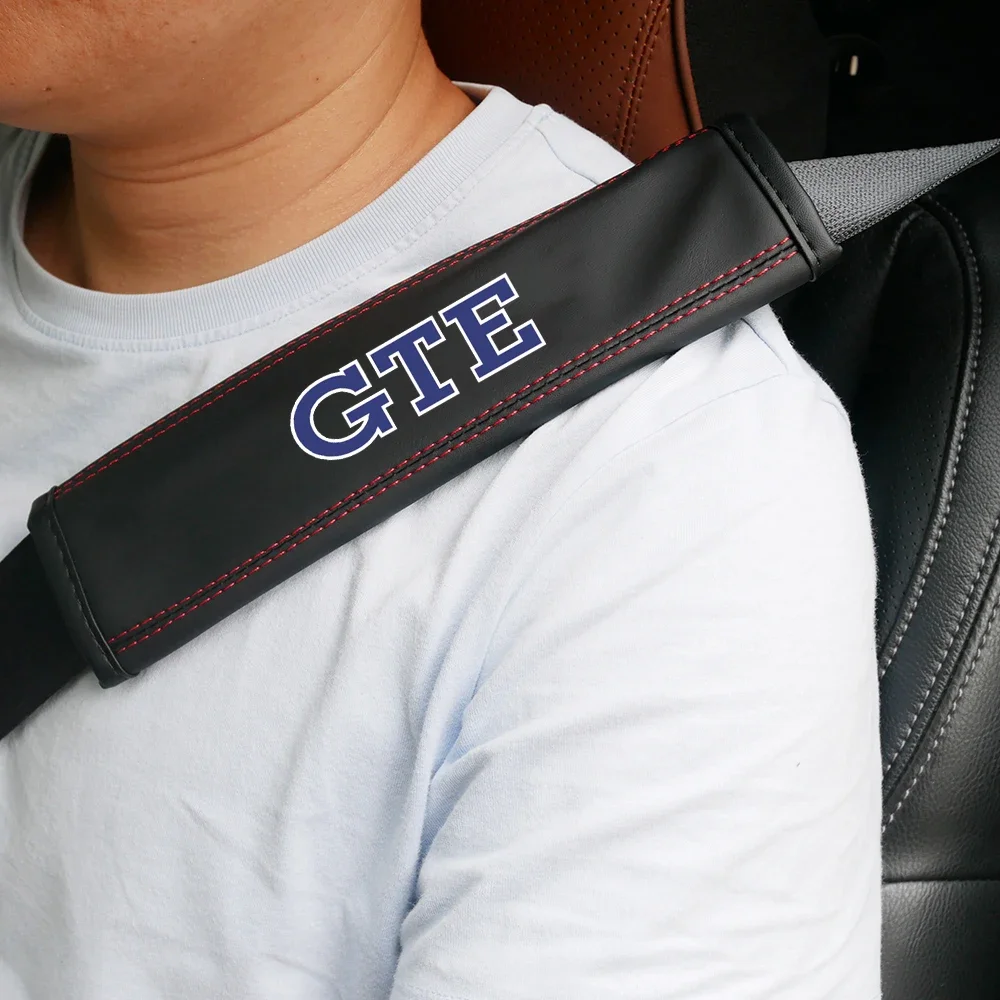 1pcs  Car Seat Belt Shoulder Protection Cover For VW Passat GOLF 4 5 6 7 MK2 MK3 MK7 MK6 Tiguan Magotan B7 B6 B8 Gte