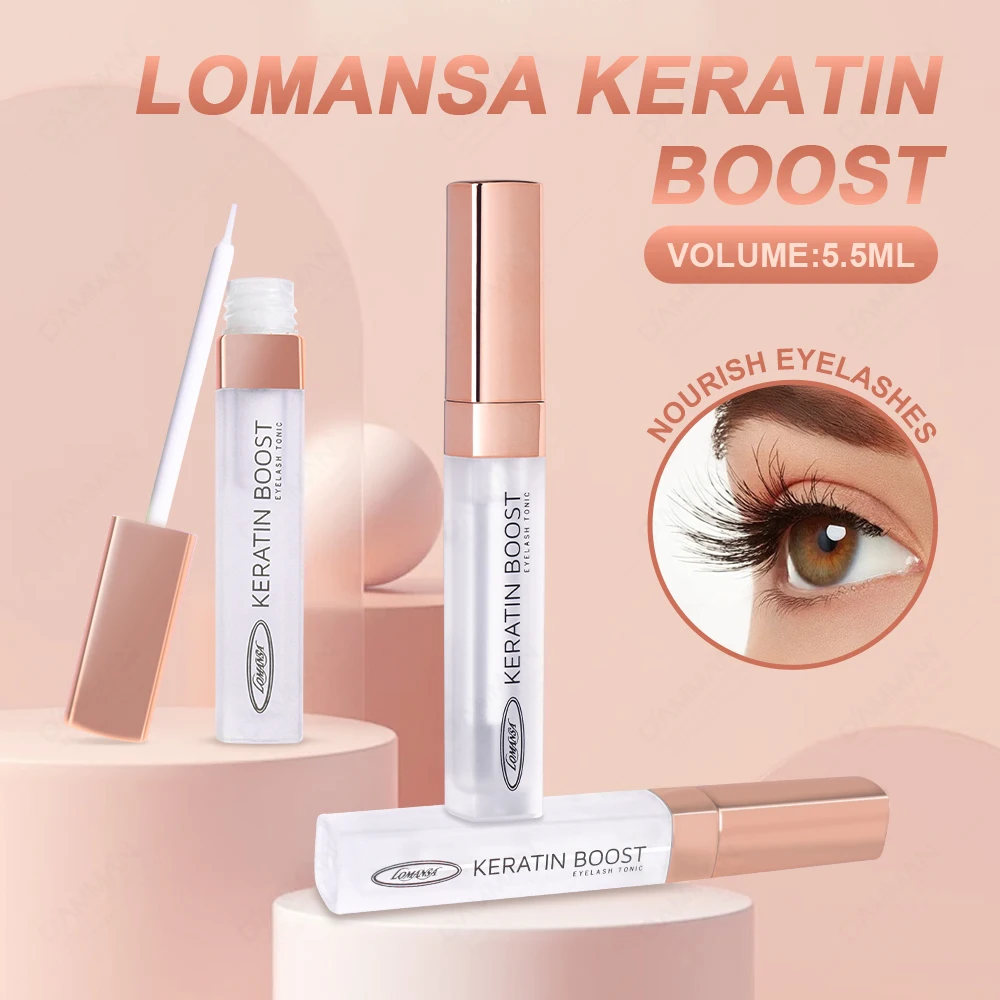 15 butelek 5.5ML Lomansa keratynowe rzęsy trwała Curling Boost profesjonalne przedłużanie rzęs Boost trwała ondulacja rzęs keratyna Boost