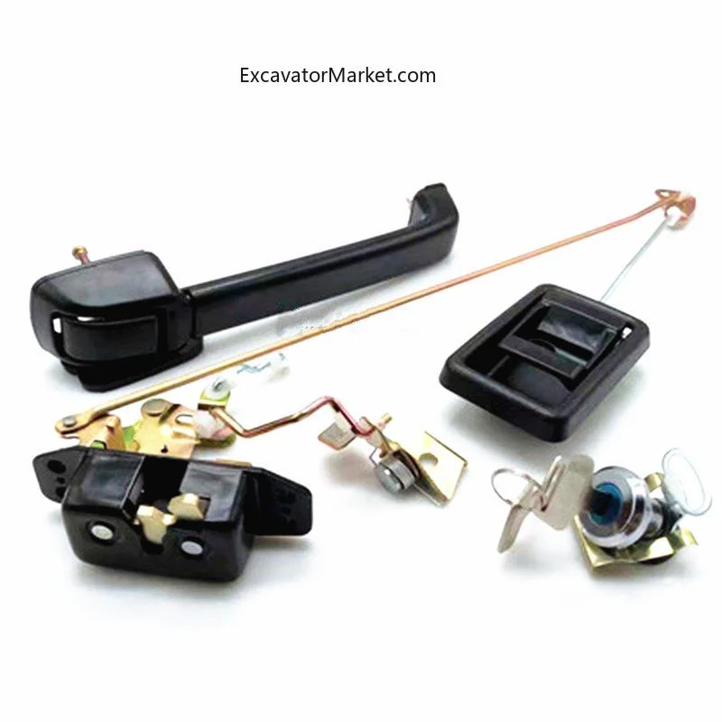 Excavator Accessories Cab Inner and outer handle lock core for KATO HD820-3R Excavator Parts