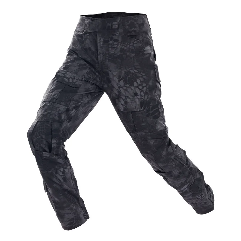 Multicam calças de camuflagem do exército militar tático calças de trabalho dos homens roupas caça airsoft caminhadas paintball combate carga pant