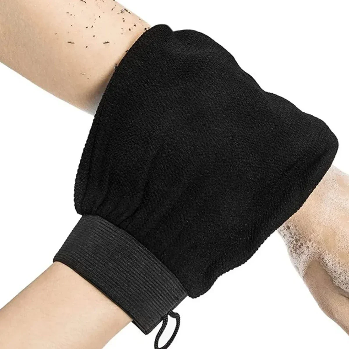 

1/2/3pcs Hammam Bath Scrub Glove Exfoliating Body Facial Tan Massage Glove Exfoliator Glove Bath Shower Wash