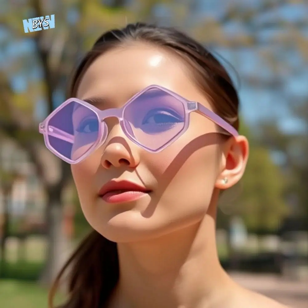 

Fashion Multicolor Lenses Rhombus Leopard Sunglasses Lightweight Trendy Metal Eyewear Retro Vintage UV400 Sun Glasses Holiday