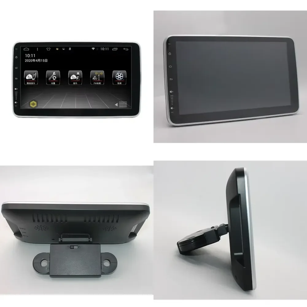 Tempered Glass Slot AUX Input Digital Front Panel Electronics In-Dash FM WIFI Stereo Mirror Link Car Radio