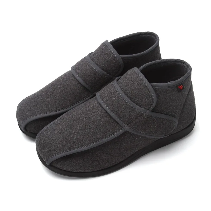 Widen The New Wool Shoes Fat Swelling Deformation Of Hallux Valgus Foot Wide Elderly Diabetes Shoes Large size 34-51