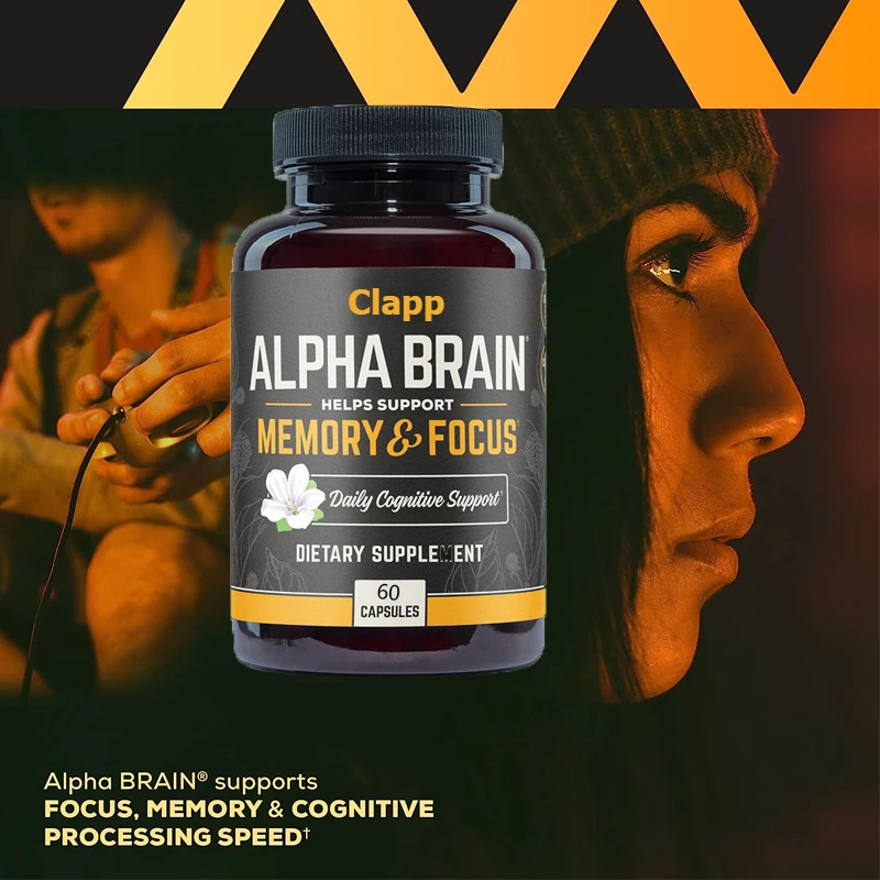 

Alpha Brain — добавка для мозга-головоломки премиум-класса — фокус, концентрация и память — Alpha GPC, L-теаналин и поддельный Purslane