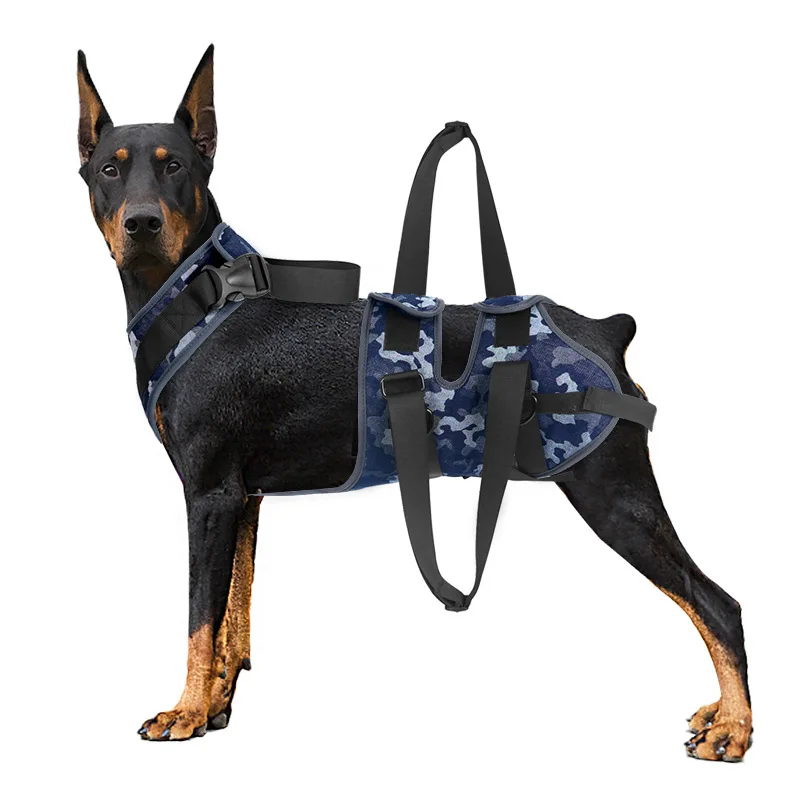 Dog Lift Harness for Back Legs Adjustable Pet Support Sling Help Weak Legs Stand Dog Walking Harness for Old Dog Injury Recovery