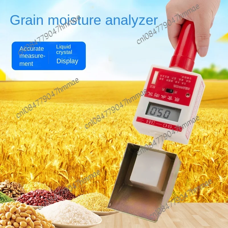 Bucket Type Grain Moisture Meter SC-3B Wheat Corn Rice Soybean Rapeseed Moisture Measuring Instrument Test