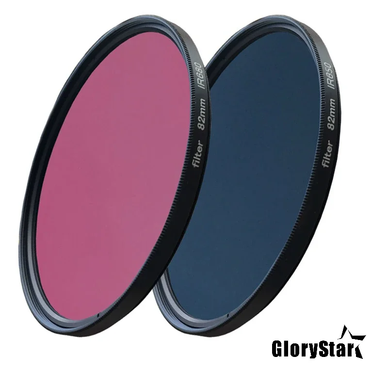 GloryStar 52-82mm Ir680 Ir720 Ir760 Ir850 Ir950 Infrared Infra-red Ir Filter 720nm Fun Artistic Photography Camera Lens Filter