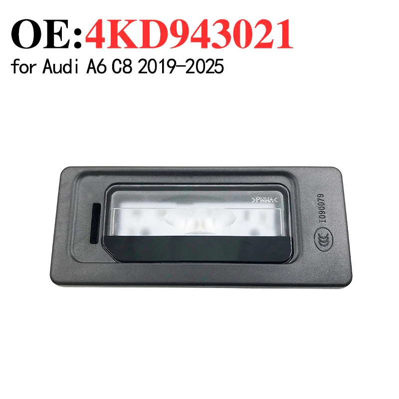 

4KD943021 for Audi A6 C8 2019-2025 Automobile LED rear license plate lamp license plate trunk lighting lamp