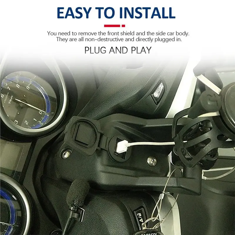 AU05 -GPS حامل هاتف المحمول حامل ل T-MAX TMAX 560 2020 2021 530 SX/DX 2017-2019 USB شحن الملاحة قوس