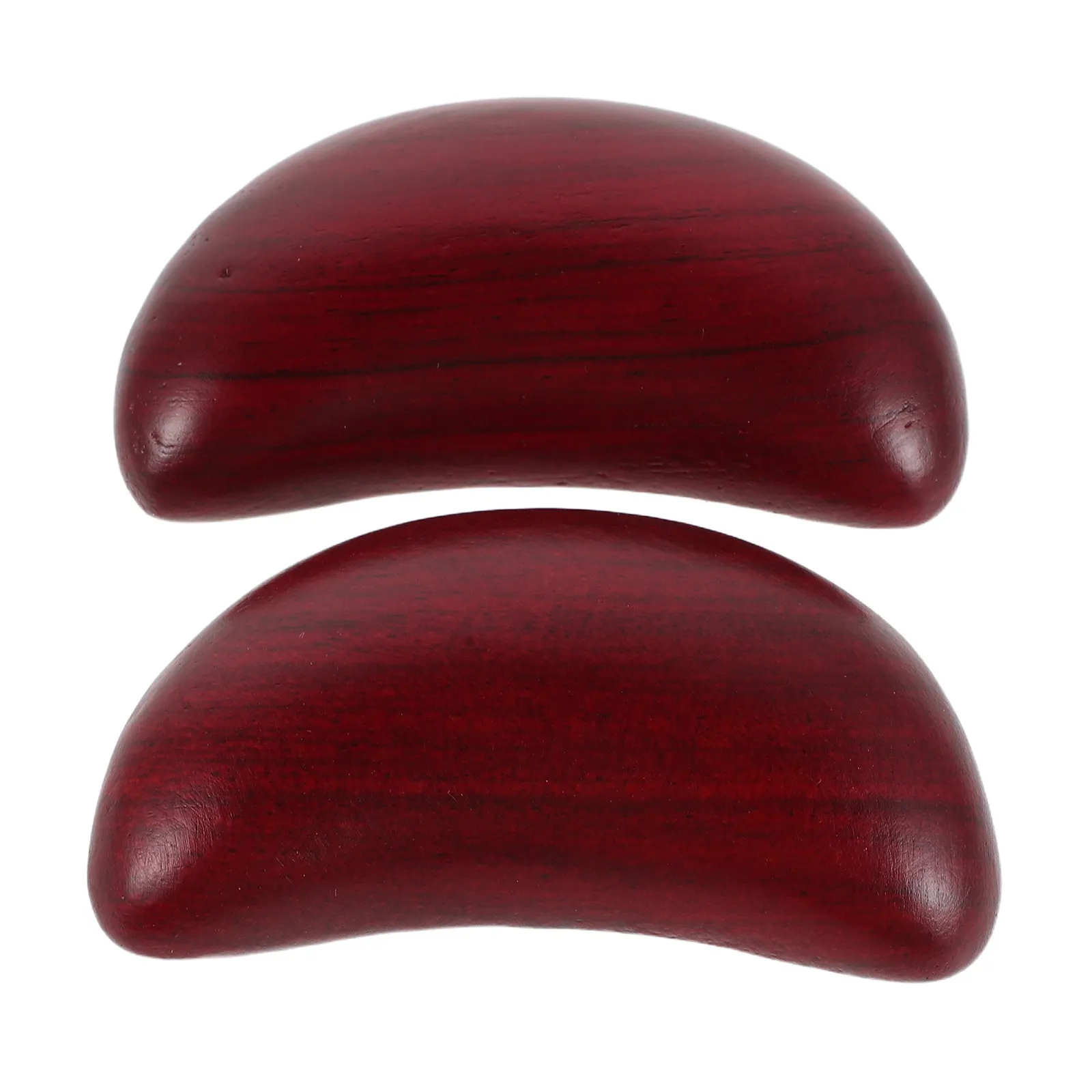 2Pcs Traditional Chinese Divination Cup Peach Wood Handcarved Fortune Telling Tool Feng Shui Energy Enhancer Retro Spiritual