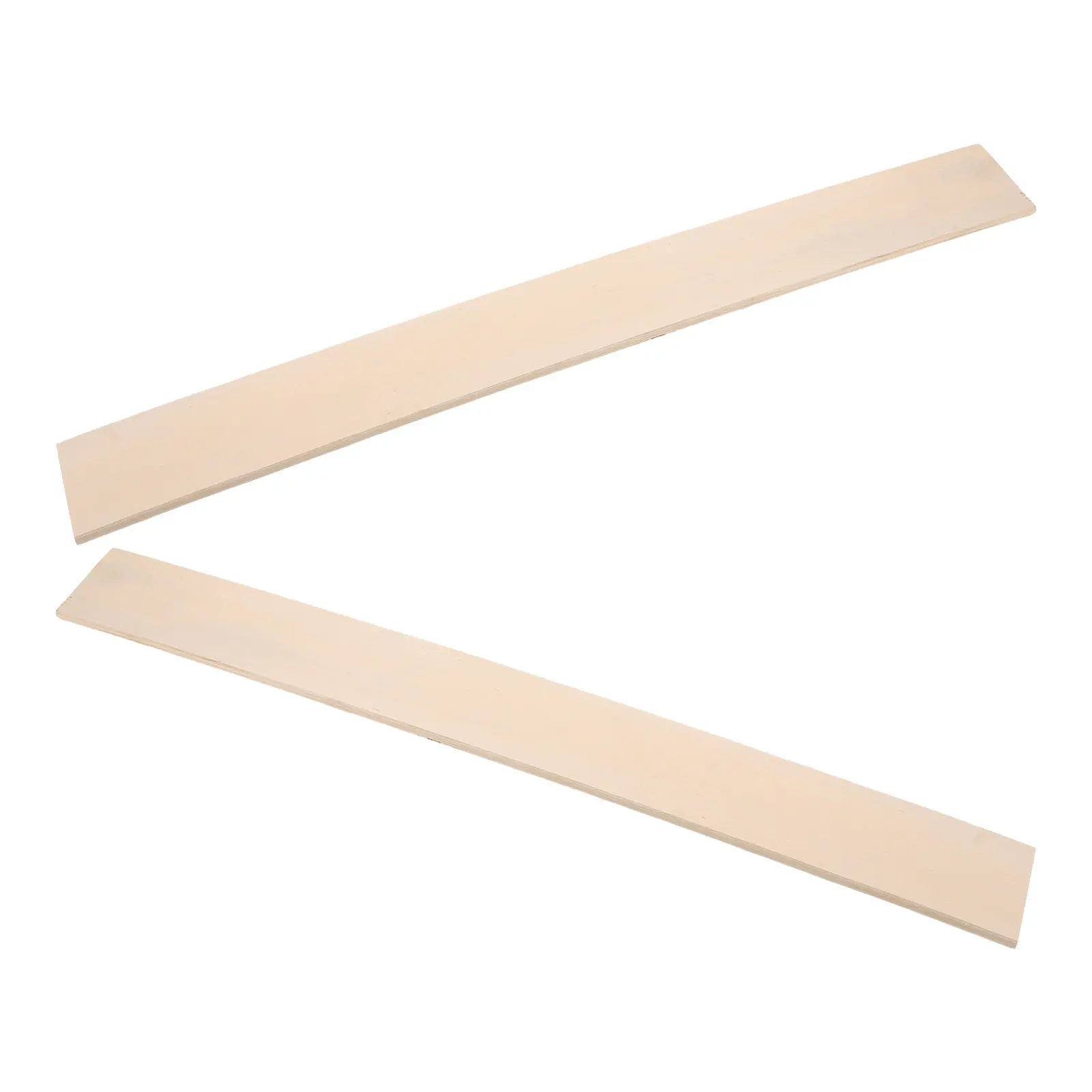 2 Pcs Bed Frame King Wooden Slats Double Mattress Bedframe Queen-size Replacement Beige Support System Floor