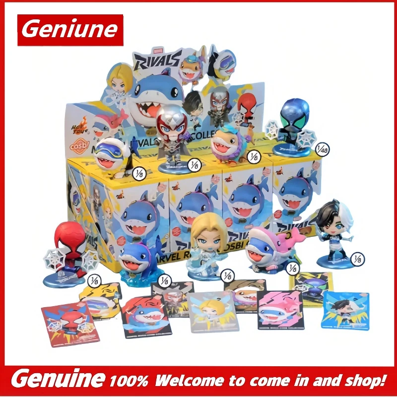 

Genuine Hot Toys Marvel Rivals Heroes Unite Blind Box Spider-Man Figure By Jeff Collection Trendy Gift Magneto Cute Figurine