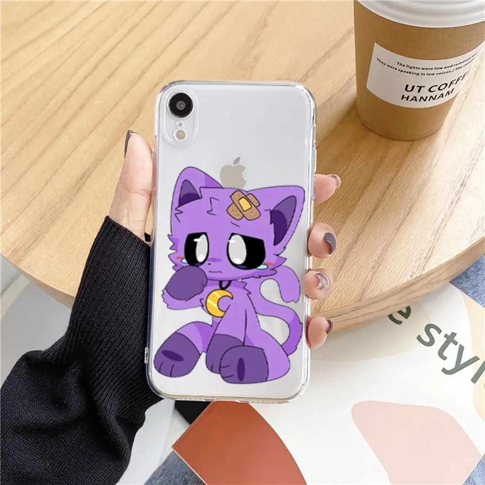 C-Catnap Cat Cool Phone Case For Iphone 15 11 13 14 Pro Max 7 8 Plus X Xr Xs Max 16pro 12mini Transparent Cover