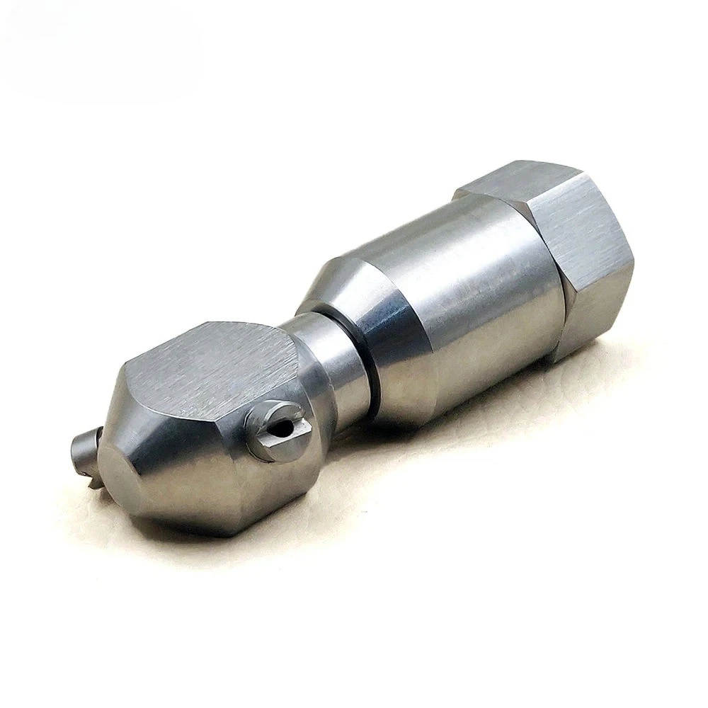 

316 Stainless Steel 18250A Can Washing Nozzle 3/4 Internal Thread, Self-rotating Container Cleaning Nozzle