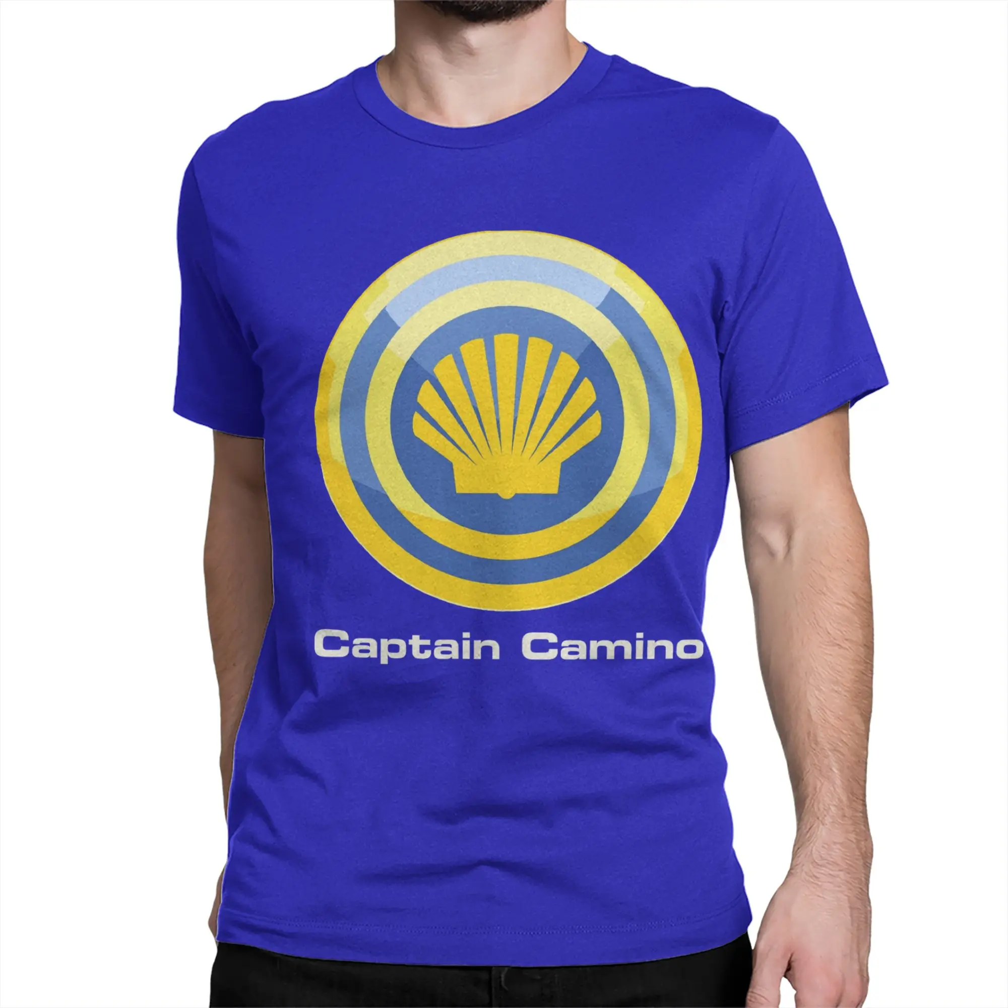 Funny Camino de Santiago the Way T-Shirts for Men Women O Neck Cotton T Shirts  Short Sleeve Tees Summer Clothing