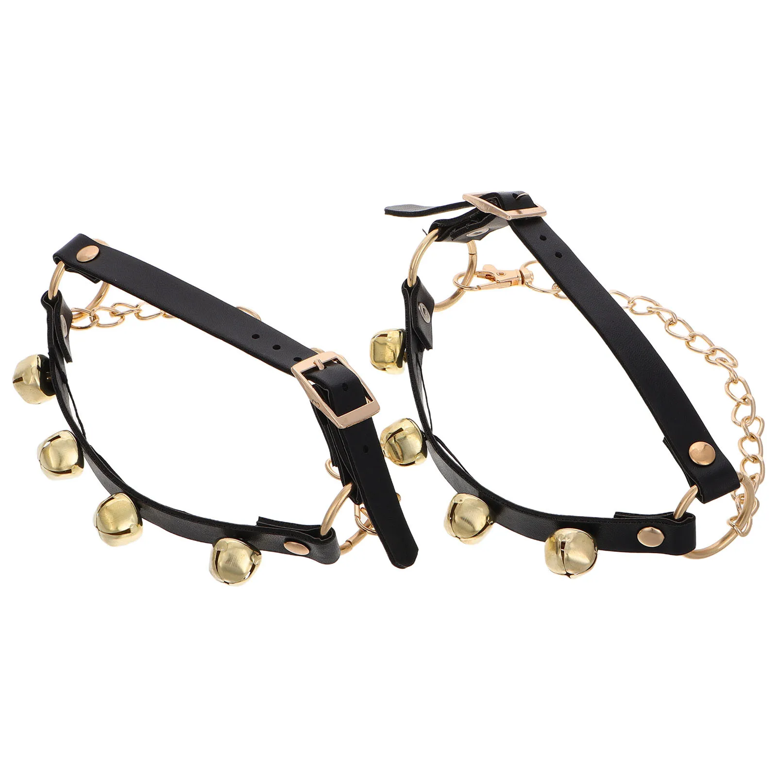 

2Pcs Festive Shoe Boot Bells Christmas Party Decor Easy to Use Gatherings Jingle Bells Dog Accessories