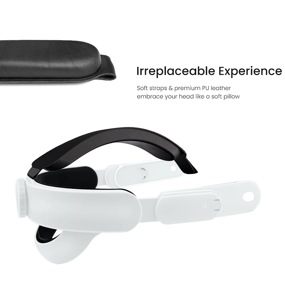สายคาดศีรษะสำหรับ meta Quest 3 /quest 3S VR ปรับได้ชุดหูฟังหมวกกันน็อคเข็มขัดสวมใส่สบายอุปกรณ์เสมือนจริง