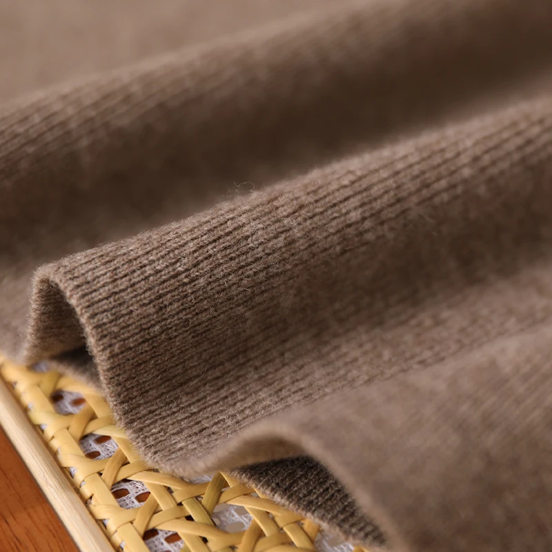 Women Wool Skirt Autumn Winter Chic Half Skirt Bag Skirt High Waist Grace Style Office Lady 100% Merino Wool Knitwear Skirts