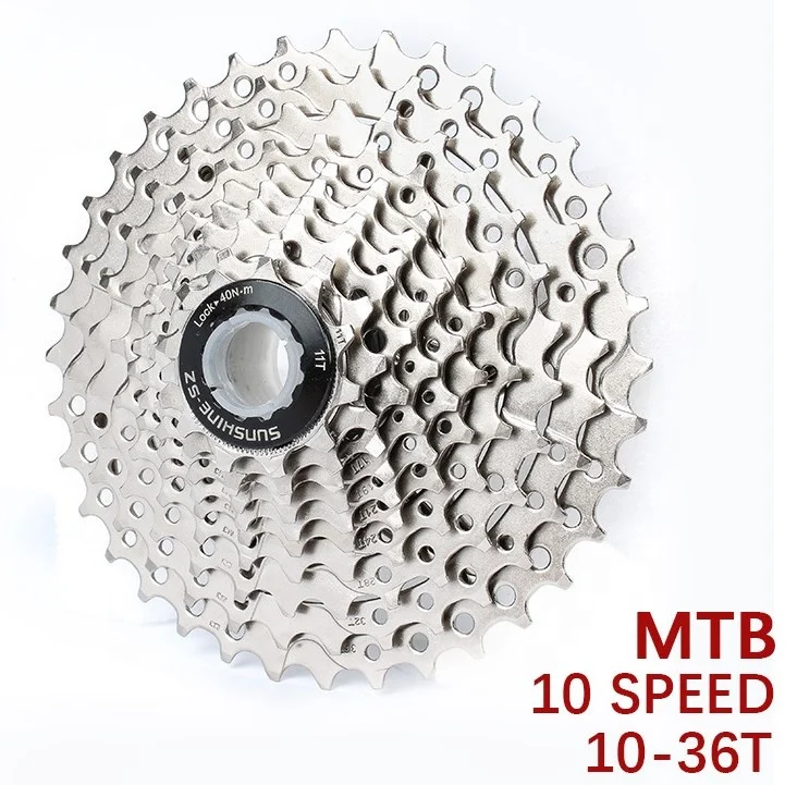 SZ-Cassette de vélo à roue libre pour VTT, 8, 9, 10/11 vitesses, 11-25, 28, 32, 34, 36T