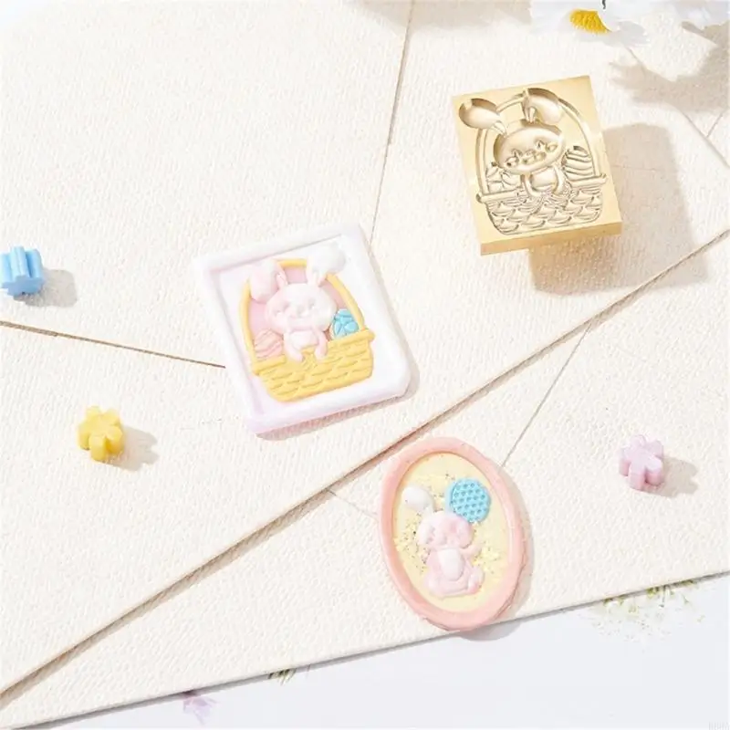 

R66A Cards Wax Stamp Head Replacements Envelope Sealing Greeting Card Emboss Sealings Wax Stamp Head Metal Sealing Stamp Head