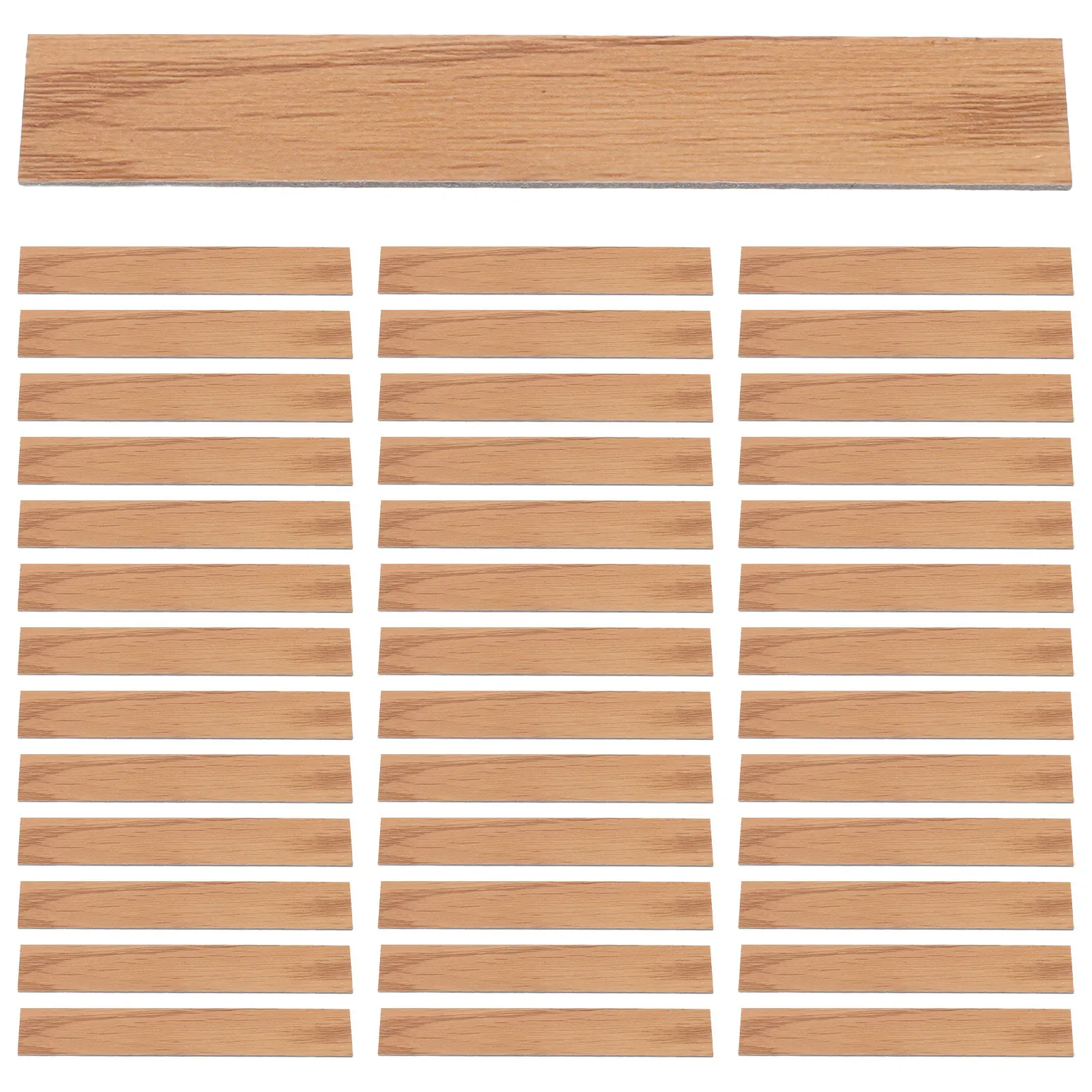 

40Pcs Miniature Flooring for Dollhouse 1:12 Scale Plastic Floor Boards Wear Resistant Easy Assembly Lifelike Decor Crafts