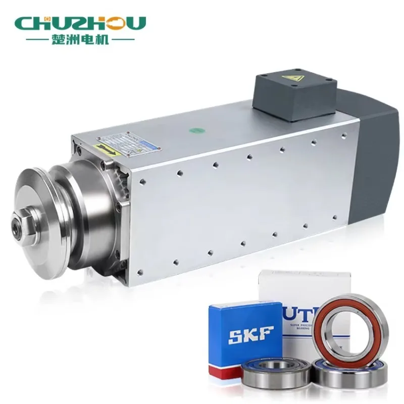 Machine tool high-speed spindle air-cooled circular saw numerical control router ATC stone metal cutting spindle motor