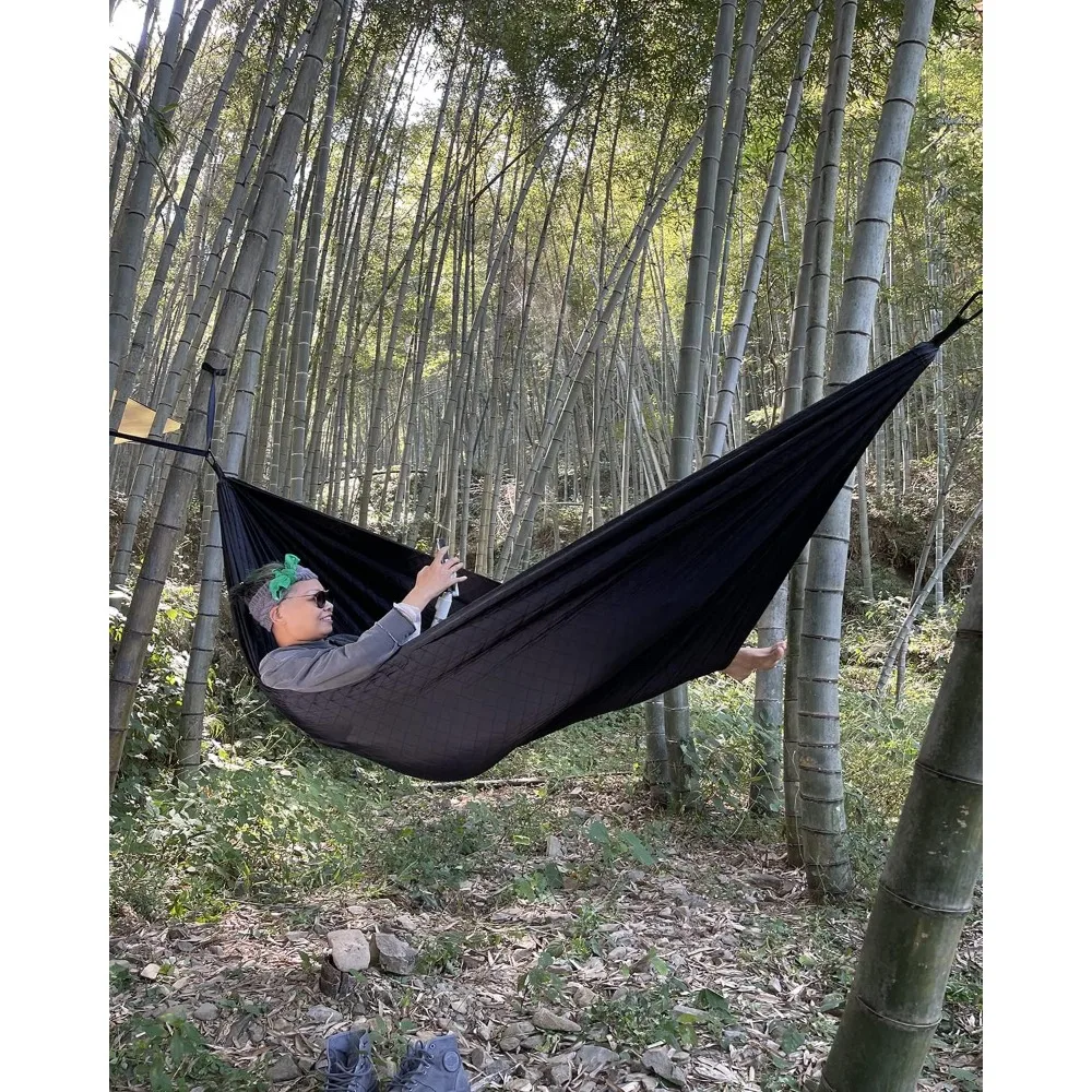 Sunyear Camping Hammock 4 Season Quilted Winter Hammock- Cozy and Durable, Best for Cold Weather