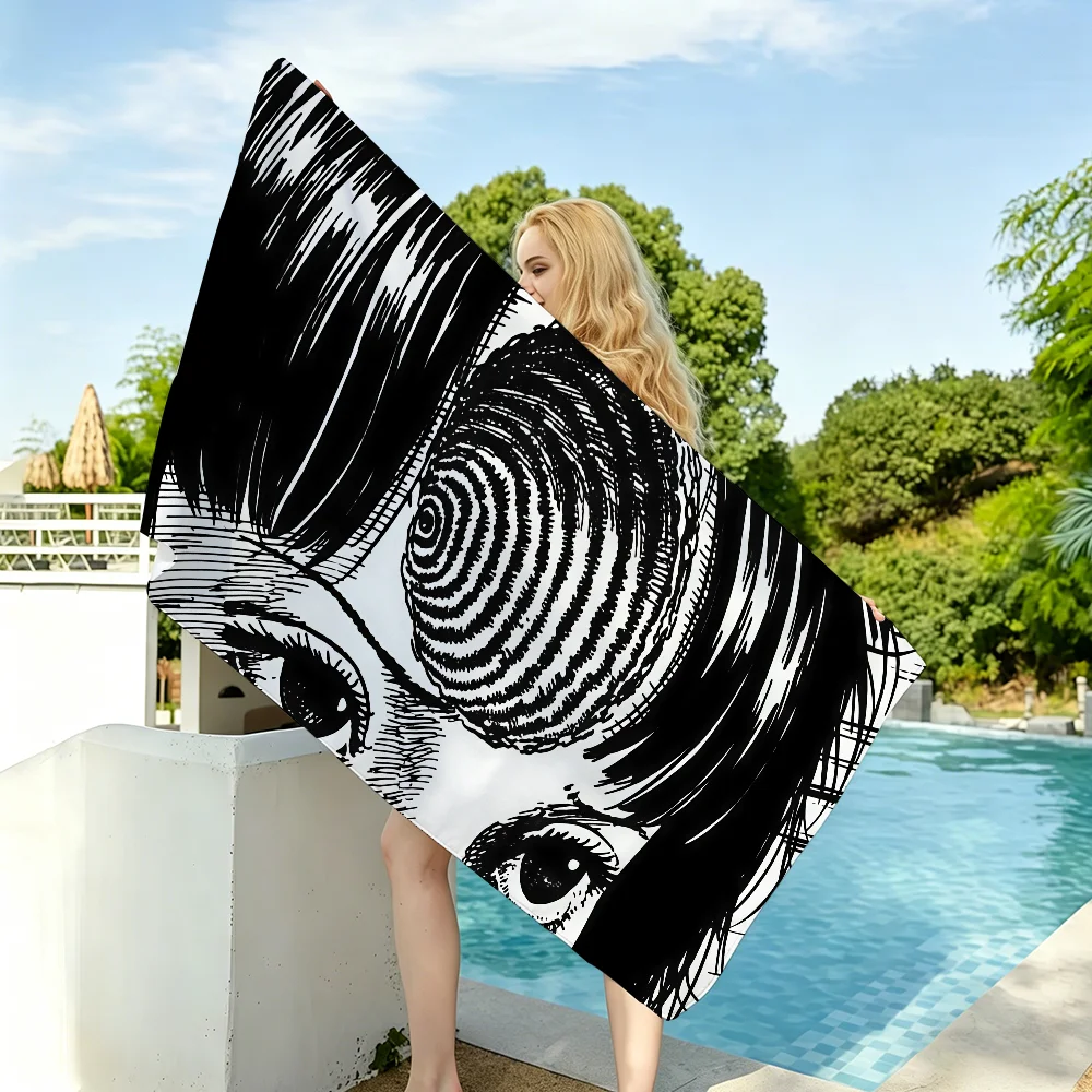 Sanat Junji Ito Havlu Plaj Hav - Travel Yoga Accessories incelemesi ve fiyatı
