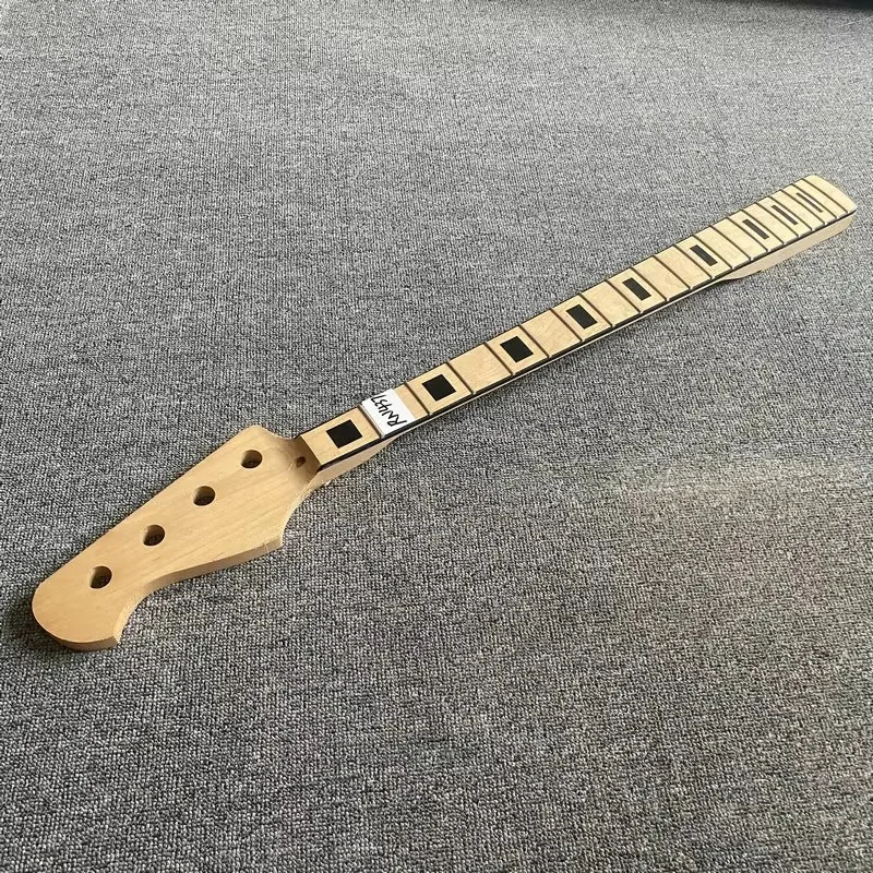RN437 Left Hand Bass Guitar Semi Finished Version 4 String Electric Bass Neck Custom Order No Logo for DIY No Paints view 6