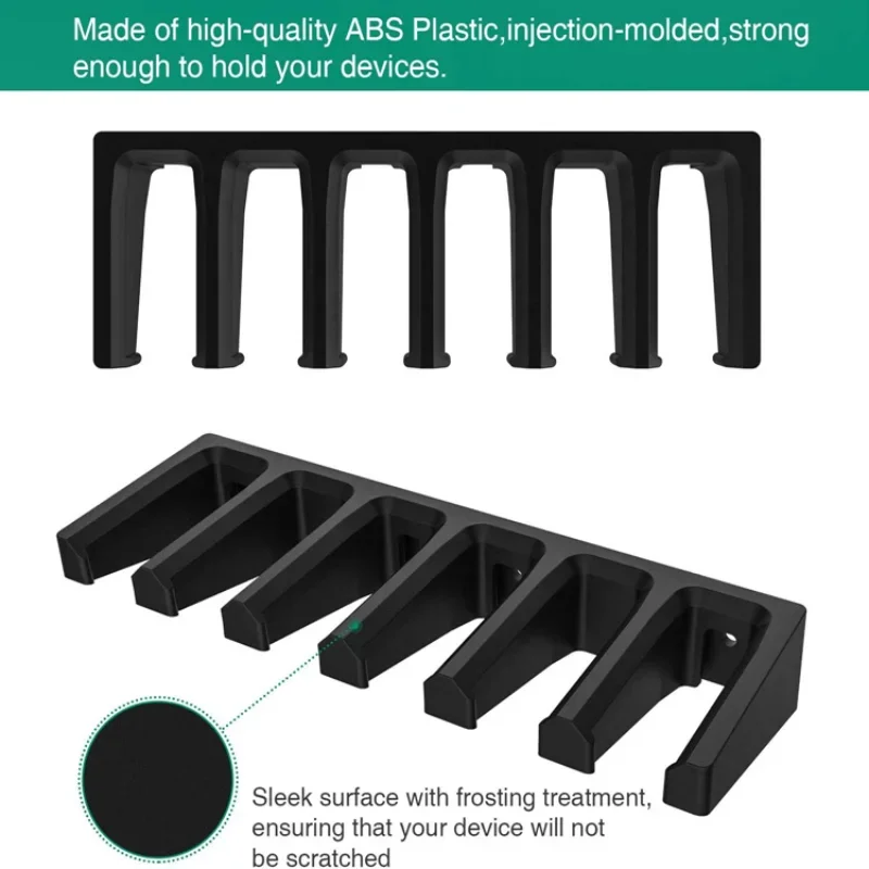 6-slot Wall Mounted Bracket ABS Standard Storage Rack Display Rack PMAG Wall Mount