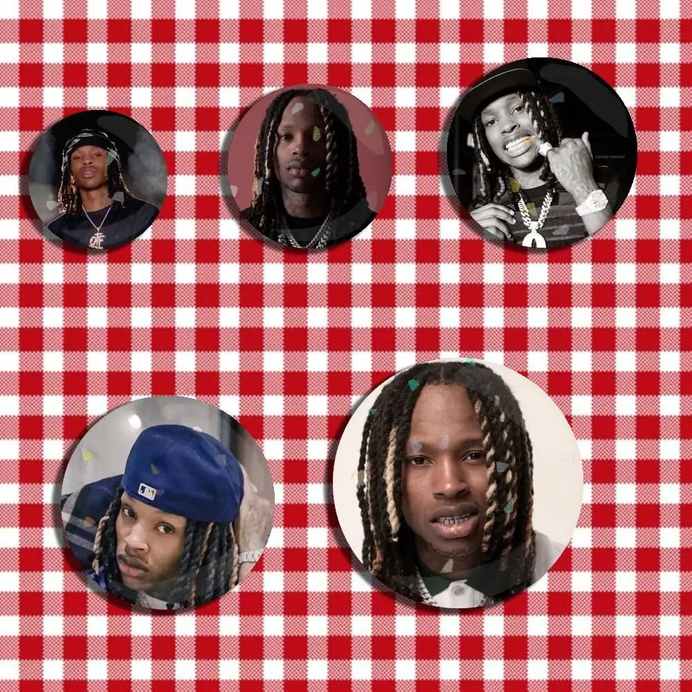 

Rapper K-King Von Welcome to O'Block Laser Badge Creative Pins Brooch for Bag Clothes Hat Decor Gifts Fans Collect