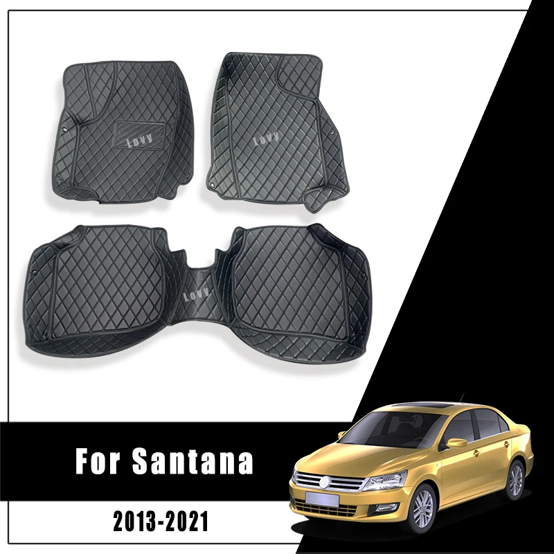 

Коврик для пола автомобиля, коврик для багажника для Volkswagen VW Santana 2013-2021, аксессуары для интерьера автомобиля
