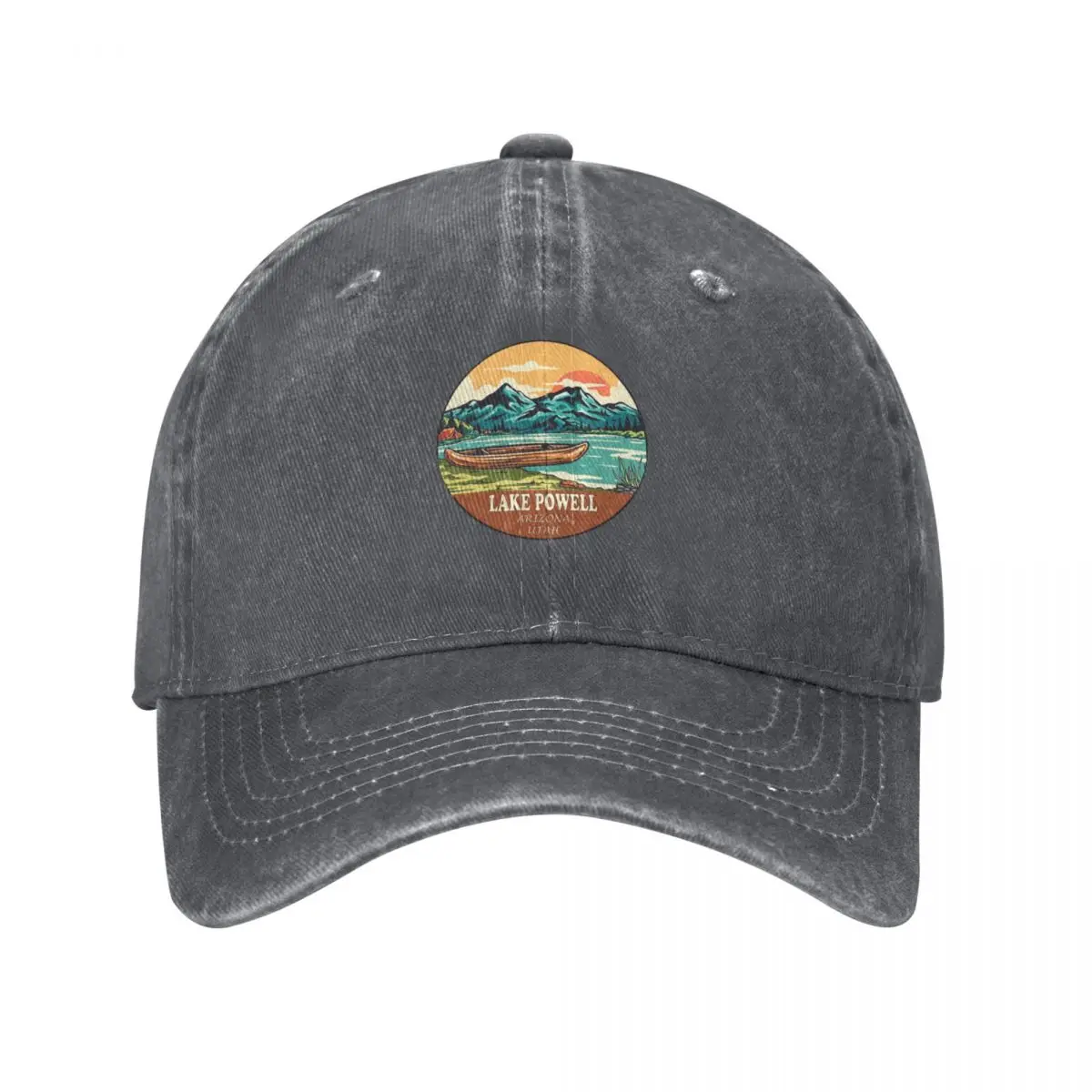 Lake Powell | Boating | Fishing Baseball Cap Cosplay Sunhat Horse Hat Fishing cap Trucker Hats For Men Women's