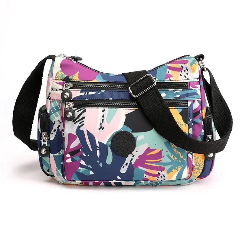 

Floral Shoulder Rural Style Fashion Women European and American Style Vintage Lightweight Zippers Messenger Bag