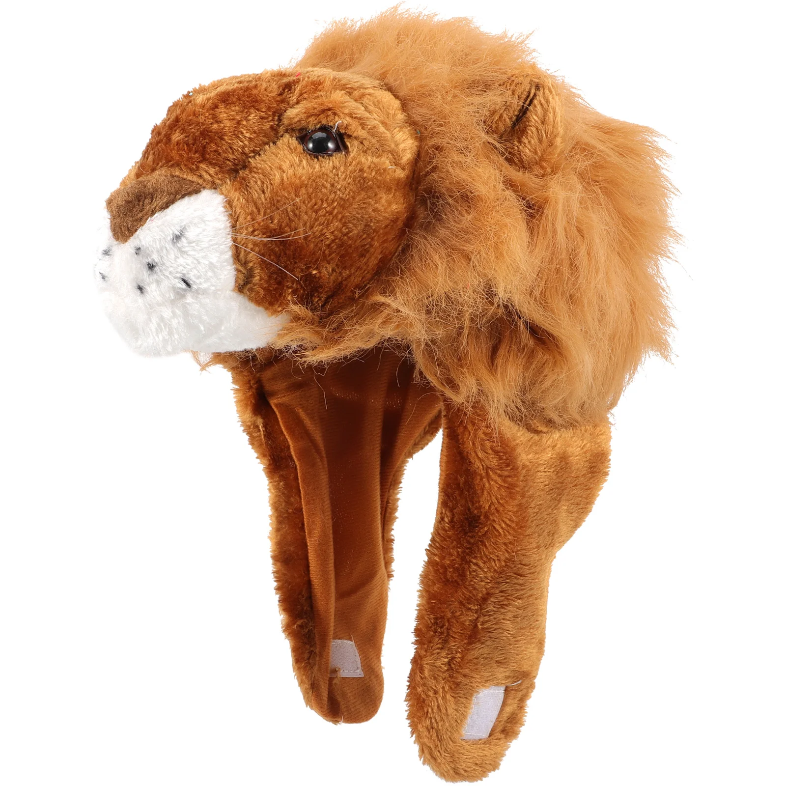 Plush Lion Shape Hat Party Selfie Hat Festival Headgear Photo Prop Party Supply