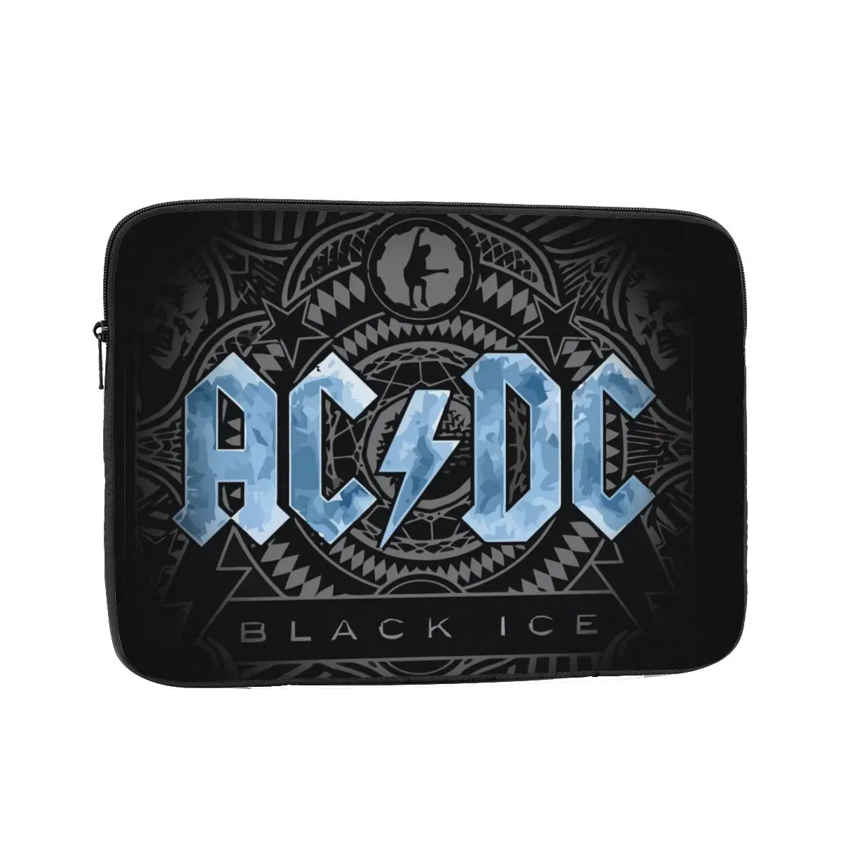 AC DC Heavy Metal Notebook Laptop Bag Case Pouch 10 12 13 15 17 Inch Notebook Sleeve Cover Bag Tablet Shockproof Case Bag