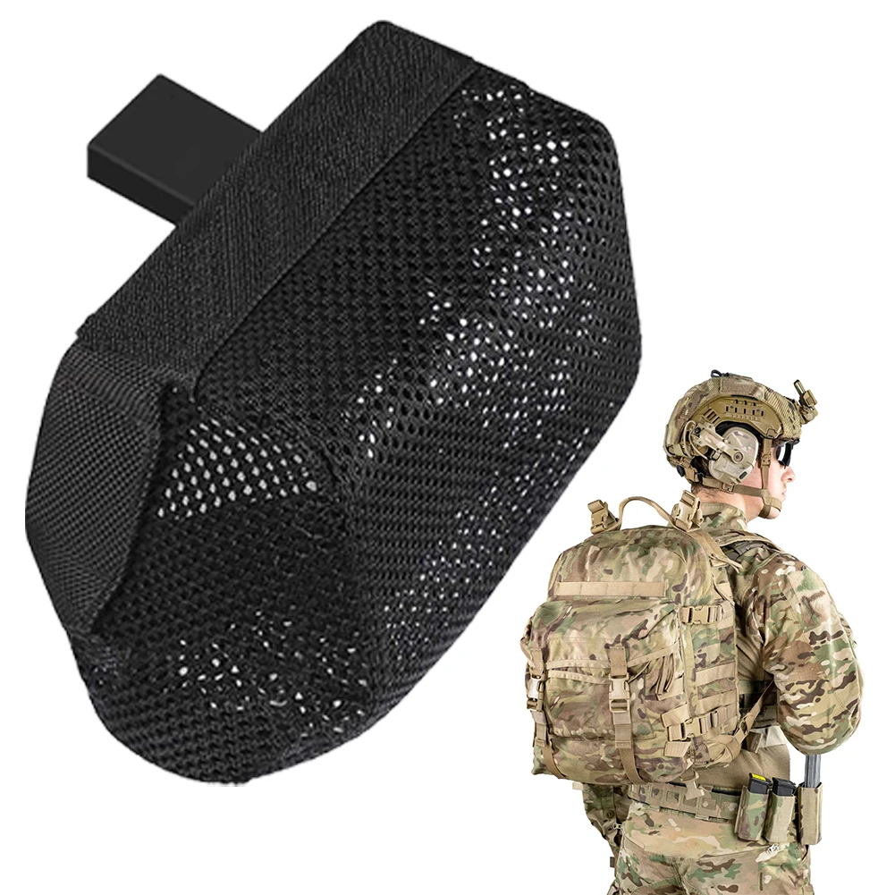 Outdoor Ammo Shell Bag Quick Release Brass Shell Catcher with Detachable Picatinny Nylon Mesh Bag for Rifle Accessories